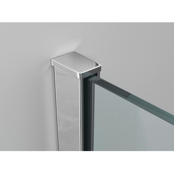 Душевое ограждение Ambassador Diamond 90x90 см 12011111R R, хром/прозрачное - фото 7