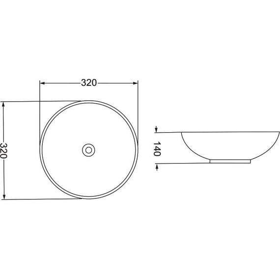 Раковина-чаша Vincea 32 см VBS-201 - фото 2