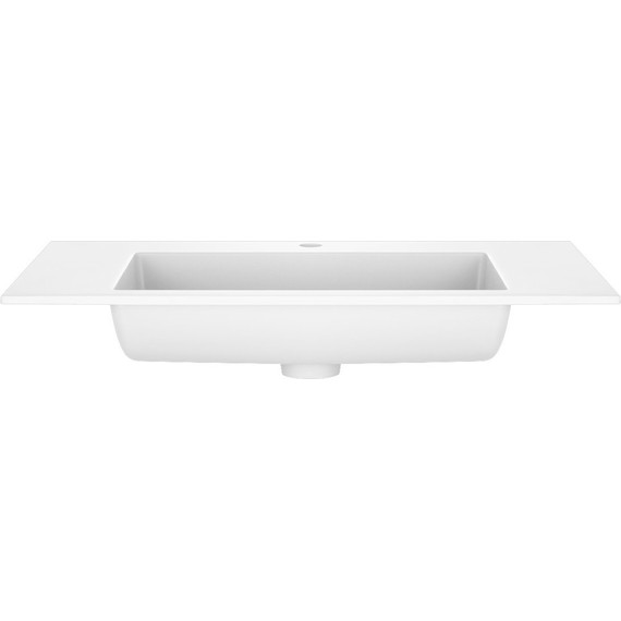 Тумба подвесная с раковиной Vincea Luka 80 см VMC-2L800RO (раковина белая VCB-13800W), тёмный дуб - фото 9