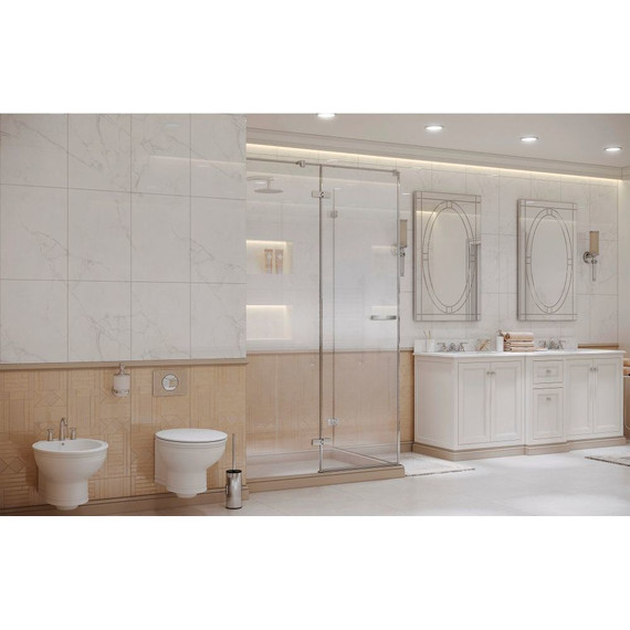 Душевое ограждение Ambassador Abner 120x80 см 10011103L L, хром/прозрачное - фото 4