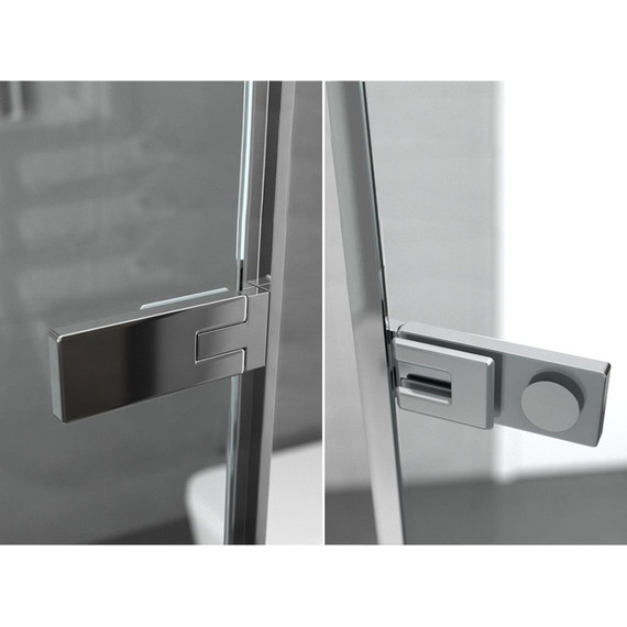 Душевое ограждение Ambassador Abner 120x80 см 10011103L L, хром/прозрачное - фото 6