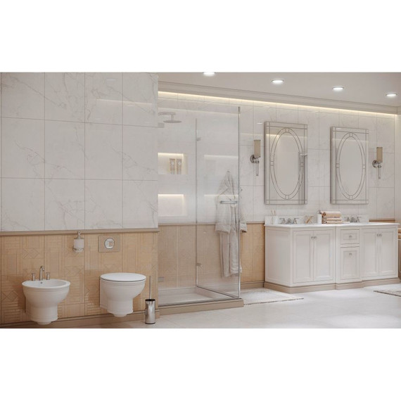 Душевое ограждение Ambassador Abner 90x90 см 10011105 (стекло 8 мм) хром/прозрачное - фото 4