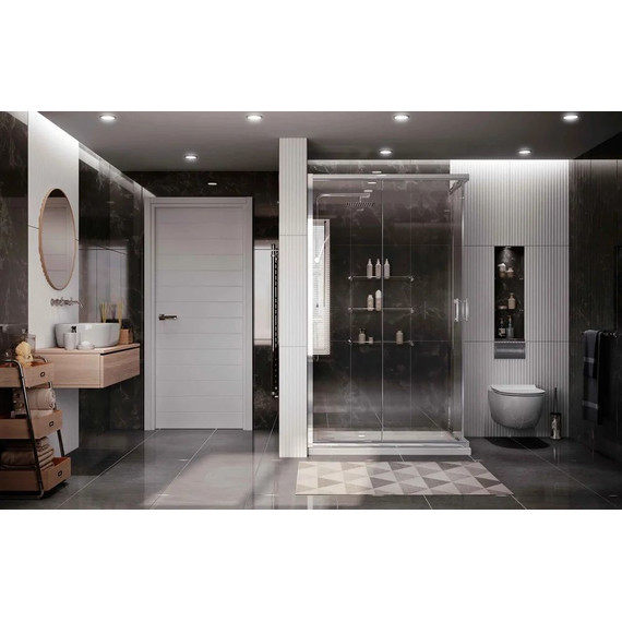 Душевое ограждение Ambassador Kingston 120x80 см 14011101, хром/прозрачное - фото 5