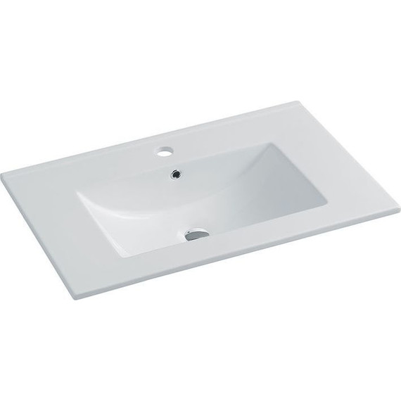 Тумба подвесная с раковиной Vincea Mia 70 см VMC-2MC700BT, бетон - фото 4