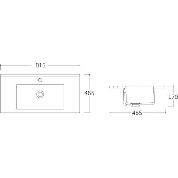 Тумба подвесная с раковиной Vincea Mia 80 см VMC-2MC800VO, дуб винтаж - фото 8