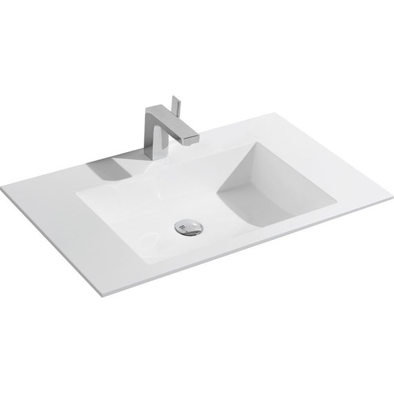 Тумба подвесная с раковиной Vincea Chiara 80 см VMC-2C800NO (раковина белая VCB-13800W), натуральный дуб - фото 8