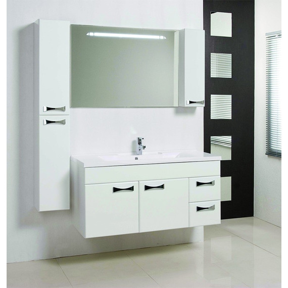 Зеркало шкаф Акватон Диор 120 см 1A110702DR01R - фото 7