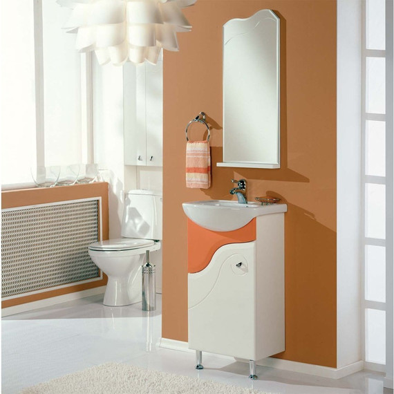 Тумба напольная с раковиной Акватон КОЛИБРИ 45 см L 1A0652K1KO01L, белый - фото 5