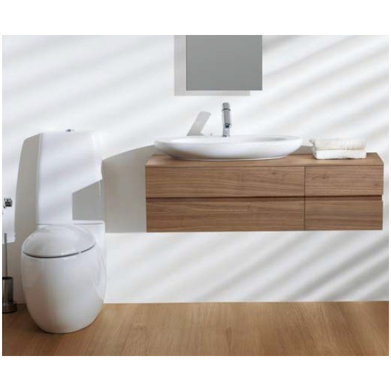 Раковина-чаша Laufen ILBAGNOALESSI ONE 75 см 8.1897.2.400.104.1 - фото, картинка 2 Раковина-чаша Laufen ILBAGNOALESSI ONE 75 см 8.1897.2.400.104.1 - фото 2