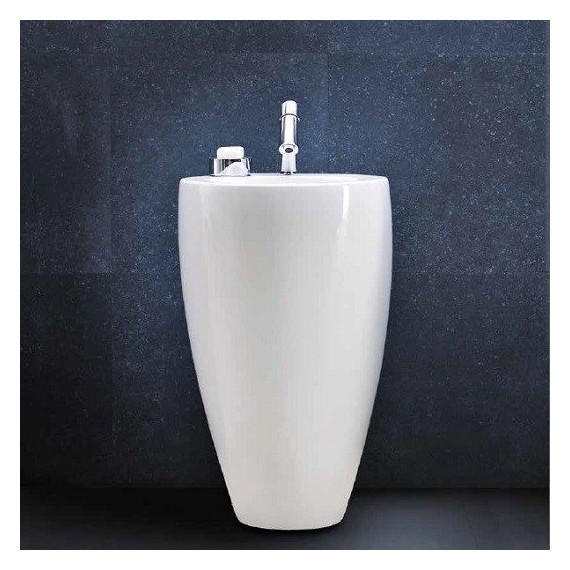 Раковина напольная Laufen ILBAGNOALESSI ONE 52 см 8.1197.1.400.104.1 - фото, картинка 2 Раковина напольная Laufen ILBAGNOALESSI ONE 52 см 8.1197.1.400.104.1 - фото 2