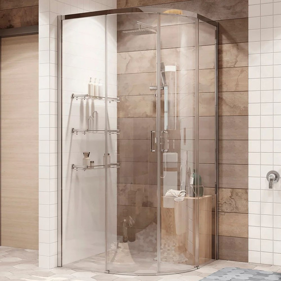 Душевое ограждение Ambassador Queen 100x100 см 11011102, хром/прозрачное - фото 2
