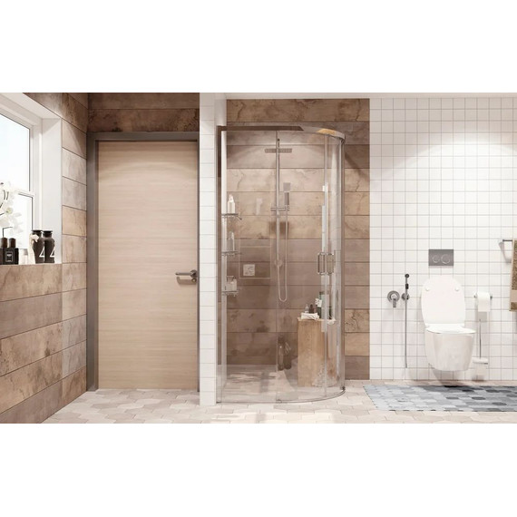 Душевое ограждение Ambassador Queen 90x90 см 11011101, хром/прозрачное - фото 3