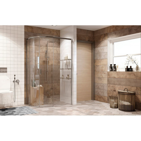 Душевое ограждение Ambassador Queen 120х80 см 11011103R R, хром/прозрачное - фото 2