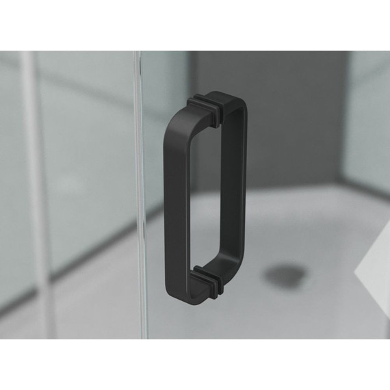 Душевое ограждение Ambassador Queen 90x90 см 11011201Black, чёрный/прозрачное - фото 6