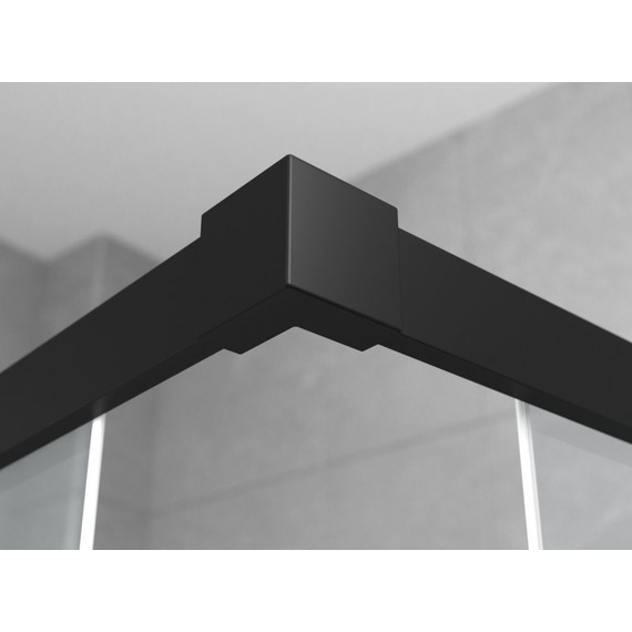 Душевое ограждение Ambassador Queen 90x90 см 11011203Black, чёрный/прозрачное - фото 7