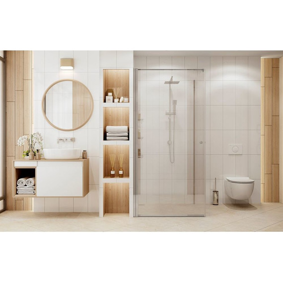 Душевое ограждение Ambassador Nord 100x100 см 13011104, хром/прозрачное - фото 3