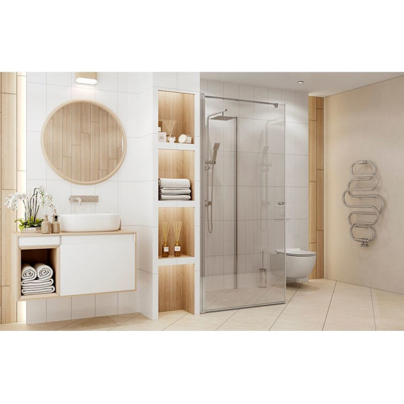 Душевое ограждение Ambassador Nord 100x100 см 13011104, хром/прозрачное - фото 4