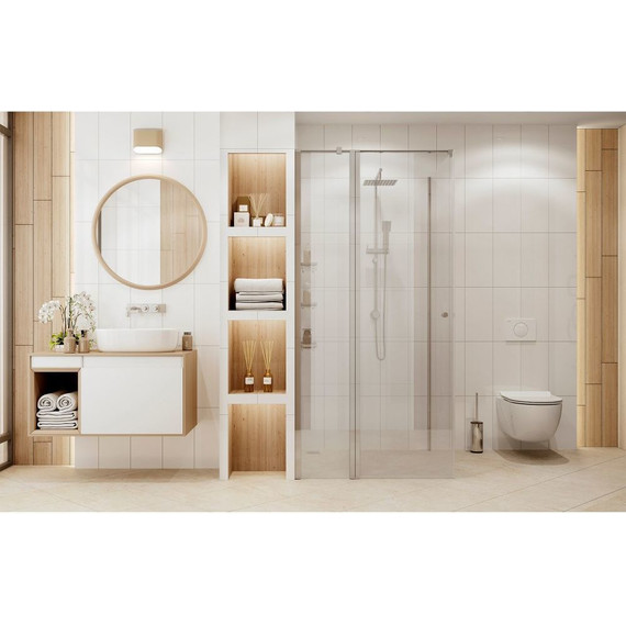 Душевое ограждение Ambassador Nord 100x100 см 13011106, хром/прозрачное - фото 3