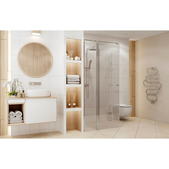 Душевое ограждение Ambassador Nord 100x100 см 13011106, хром/прозрачное - фото 4