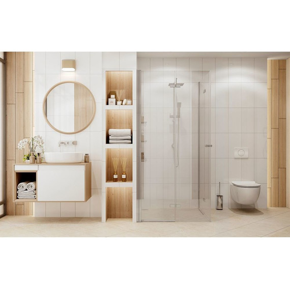 Душевое ограждение Ambassador Nord 90x90 см 13011108, хром/прозрачное - фото 3