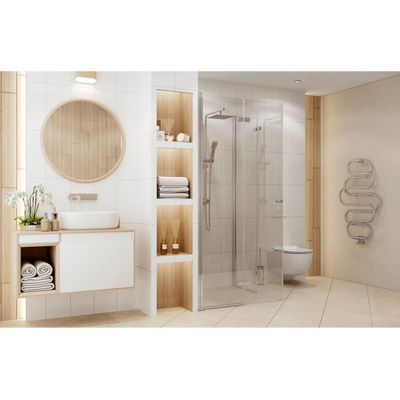 Душевое ограждение Ambassador Nord 90x90 см 13011108, хром/прозрачное - фото 4