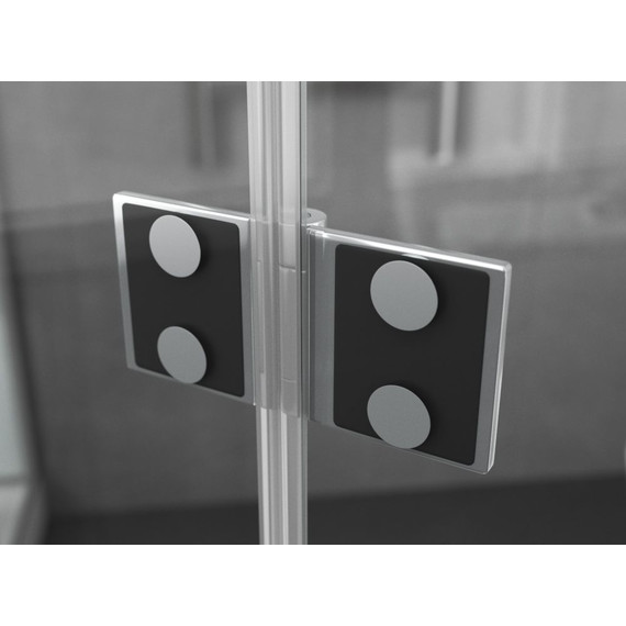 Душевое ограждение Ambassador Nord 100x100 см 13011109, хром/прозрачное - фото 6