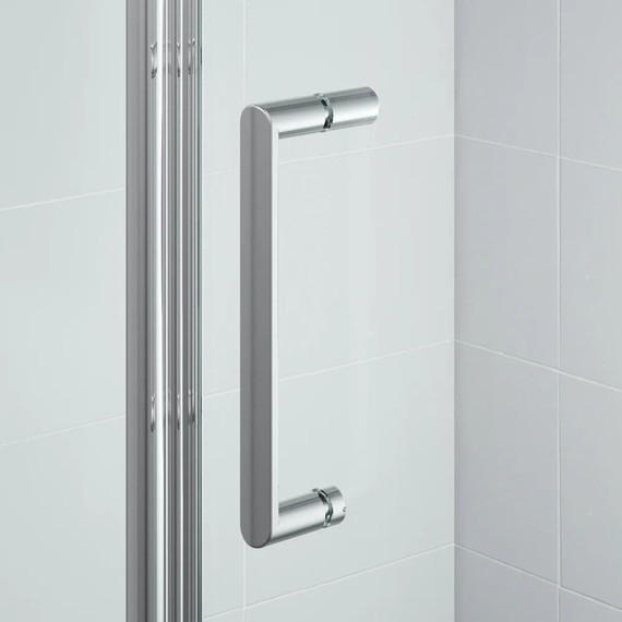 Душевое ограждение Ambassador Kingston 120x80 см 14011117, хром/прозрачное - фото 4