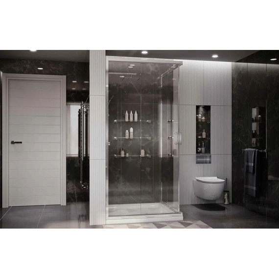 Душевое ограждение Ambassador Kingston 90x90 см 14011102, хром/прозрачное - фото 5