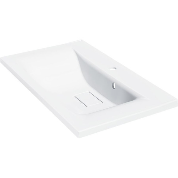 Тумба подвесная с раковиной Vincea Mia 75 см VMC-2MA750RW (раковина белая VCB-3M750W), тёмное дерево - фото 8