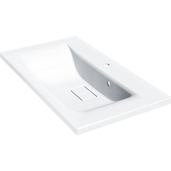 Тумба подвесная с раковиной Vincea Mia 80 см VMC-2MA800RW (раковина белая VCB-3M800W), тёмное дерево - фото 10