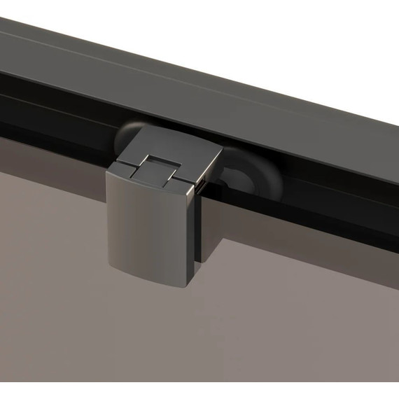 Душевое ограждение Ambassador Forsa 130x100 см 17021219AB-100AB, чёрный/прозрачное - фото 5