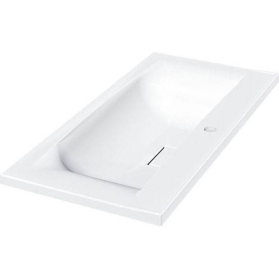 Тумба подвесная с раковиной Vincea Mia 90 см VMC-2MA900RW (раковина белая VCB-3M900W), тёмное дерево - фото 10