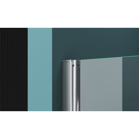 Душевая дверь BelBagno 120 см ALBANO-BS-13-60+60-C-Cr, хром/прозрачное - фото 6