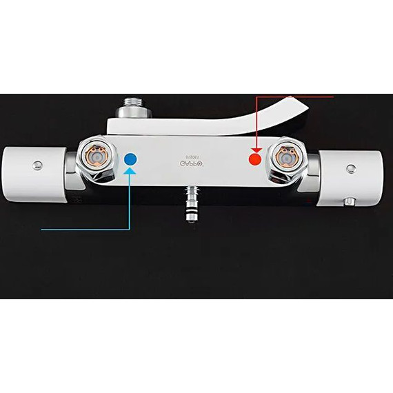 Душевая стойка с термостатом Gappo G2407-50, белый/хром - фото 2