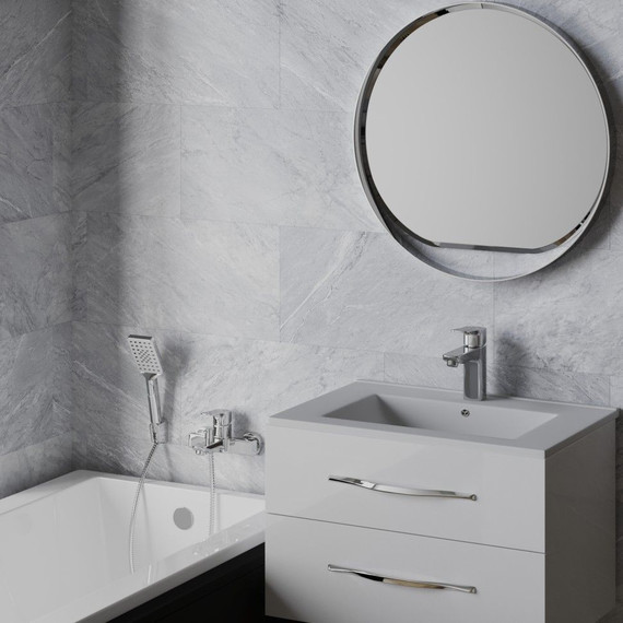 Набор смесителей 3 в 1 для ванны с коротким изливом Paini Viva Style P4CRSET3 - фото 2