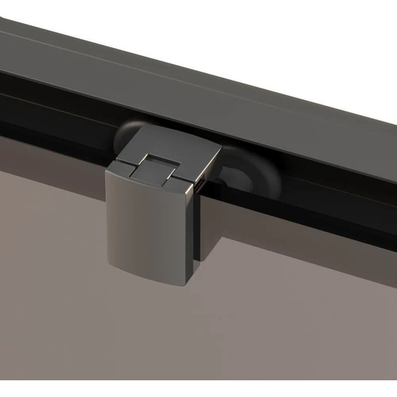 Душевое ограждение Ambassador Forsa 120x90 см 17022218ABB-90ABB, чёрный/тонированное - фото 5