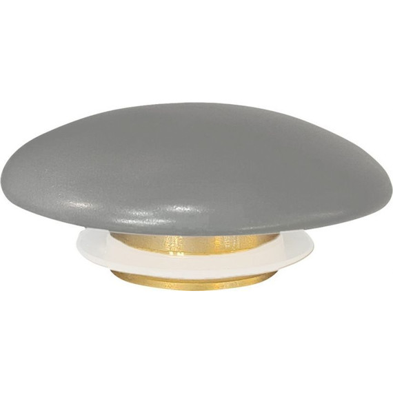 Декоративная крышка на слив для раковины Abber AC0014MG, серый матовый - фото 2