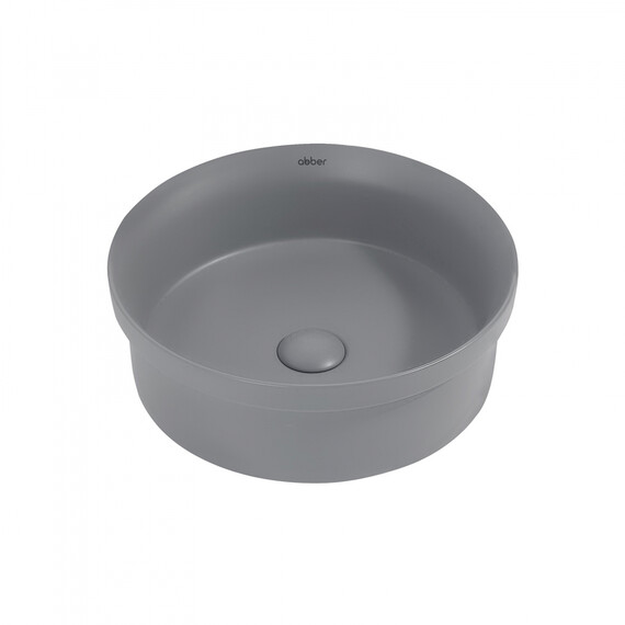 Раковина-чаша Abber Bequem 40 см AC2103MG, серый матовый - фото 