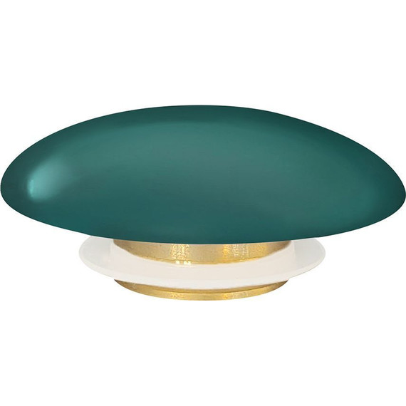 Декоративная крышка на слив для раковины Abber AC0014MBG, тёмно-зелёный - фото 2