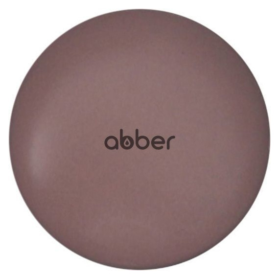 Декоративная крышка на слив для раковины Abber AC0014MC, коричневый матовый - фото 