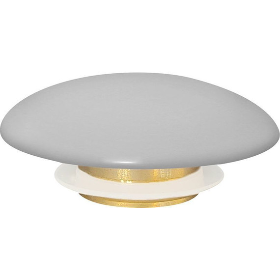 Декоративная крышка на слив для раковины Abber AC0014MLG, светло-серый матовый - фото 2