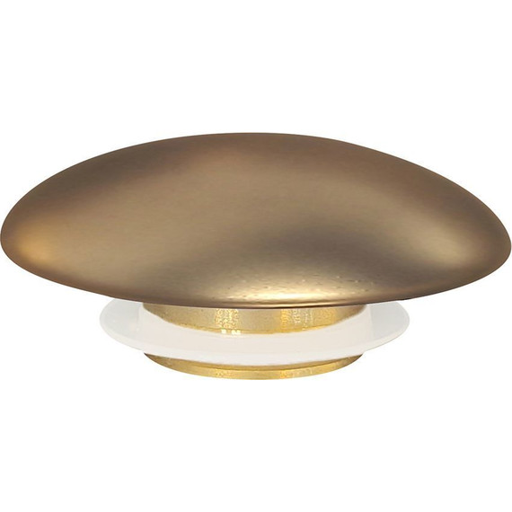 Декоративная крышка на слив для раковины Abber AC0014MMG, золото матовое - фото 2