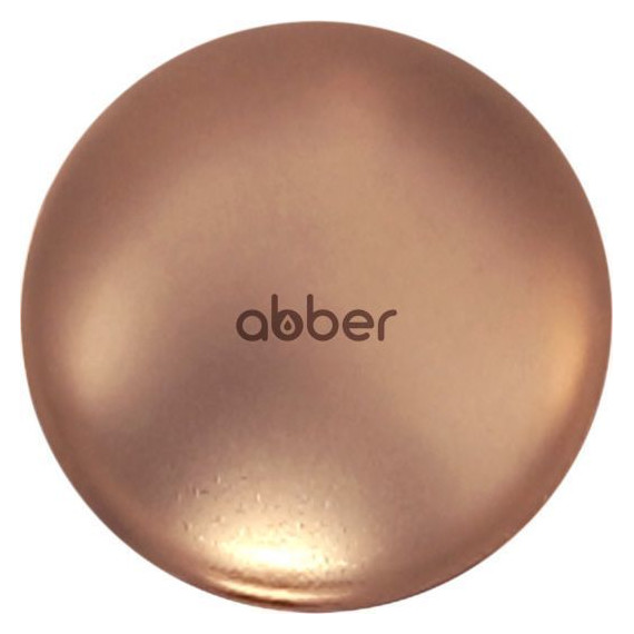Декоративная крышка на слив для раковины Abber AC0014MRG, розовое золото матовое - фото 