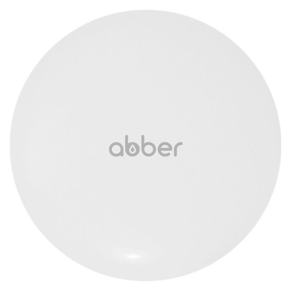 Декоративная крышка на слив для раковины Abber AC0014MW, белый матовый - фото 