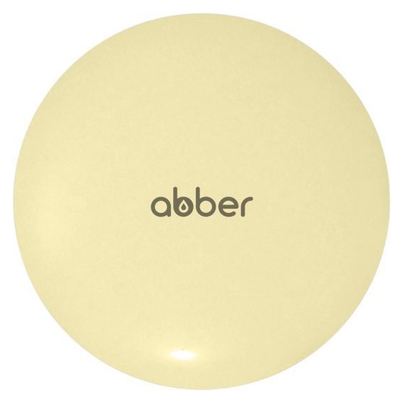 Декоративная крышка на слив для раковины Abber AC0014MY, желтый матовый - фото 