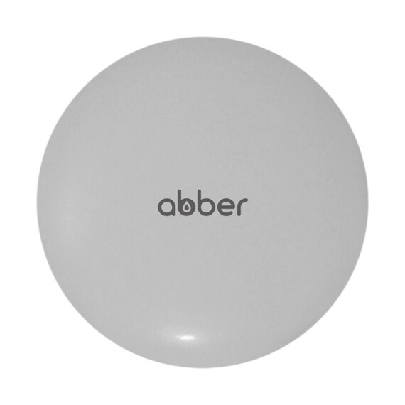 Декоративная крышка на слив для раковины Abber AC0014MLG, светло-серый матовый, Цвет производителя: светло-серый матовый - фото 