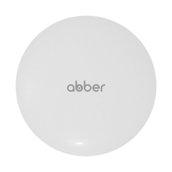 Декоративная крышка на слив для раковины Abber AC0014MW, белый матовый, Цвет производителя: белый матовый - фото 