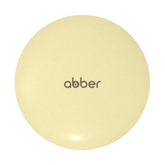 Декоративная крышка на слив для раковины Abber AC0014MY, желтый матовый - фото 