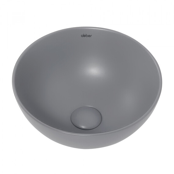 Раковина-чаша Abber Bequem 32 см AC2106MG, серый матовый - фото 