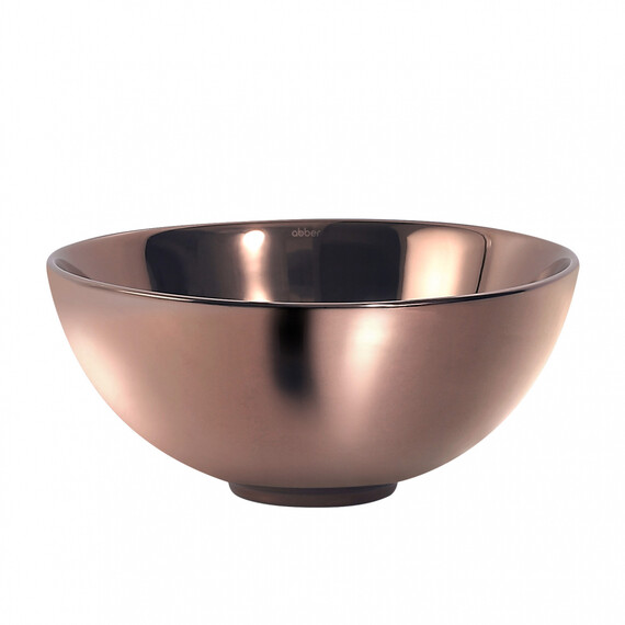 Раковина-чаша Abber Bequem 32 см AC2106RG, розовое золото - фото 